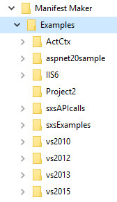 Folders with Examples